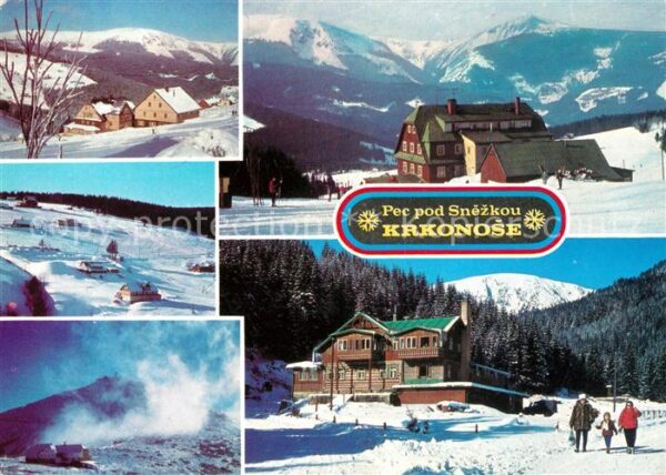 Krkonose Winterlandschaften