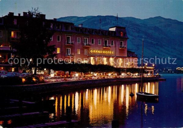 Zell See Grand Hotel Abendstimmung