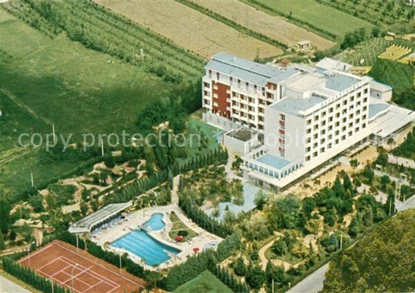 Abano Terme Fliegeraufnahme Hotel Terme Bristol Buj