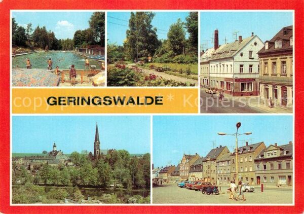 Geringswalde Freibad Park Leipziger Straße Markt