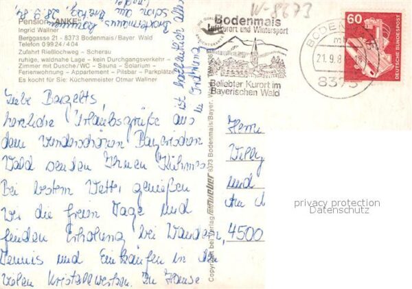 Bodenmais Pension Anke Panorama – Bild 2