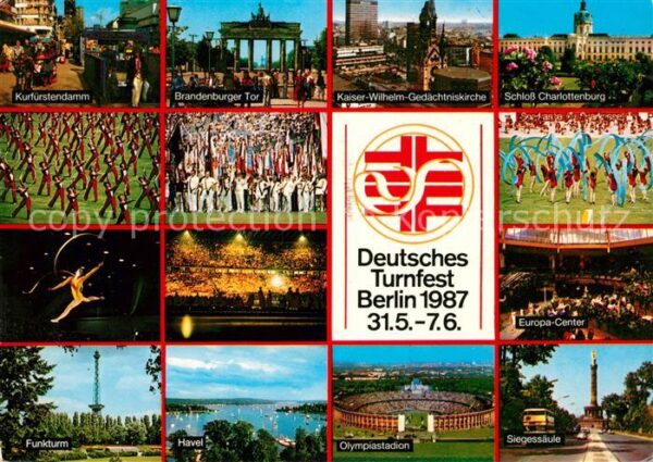 Berlin Kurfürstendamm Brandenburger Tor Schlos