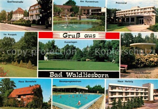 Bad Waldliesborn Quellenstraße Kurpark Kurzentrum Provin