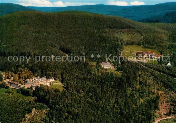 Buehl Baden Fliegeraufnahme Kurhaus Sanatorium Bühl