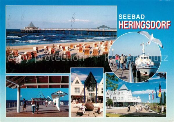 Heringsdorf Ostseebad Usedom Insel Usedom Strand Seebrücke Hotelanla