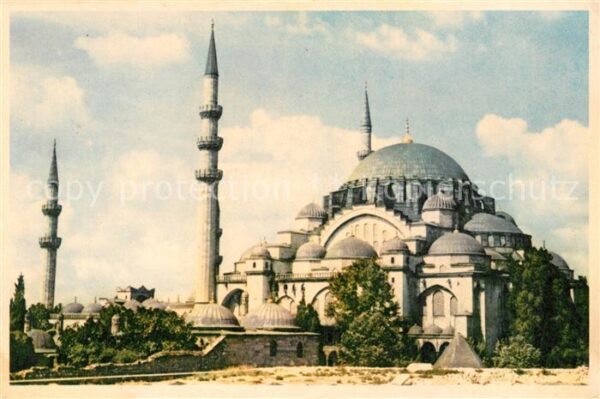 Istanbul Constantinopel Süleymaniye Camii Blaue Moschee