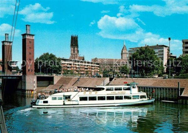 Duisburg Ruhr Schwanenbrücke Hafenrundfahrt