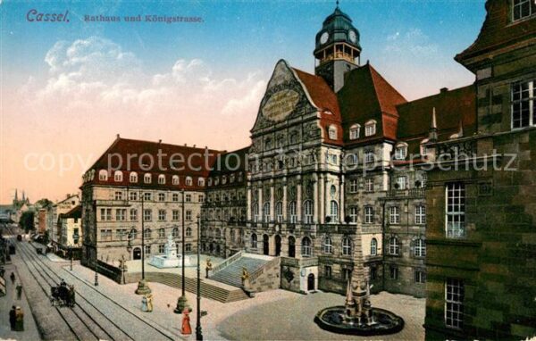 Cassel Kassel Rathaus Königstraße