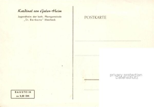 Meerbeck Moers Kardinal von Galen Heim Jugendheim Sank – Bild 2