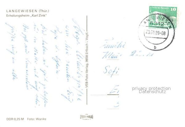 Langewiesen Erholungsheim Karl Zink – Bild 2
