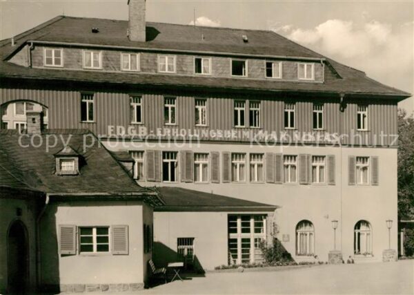 Baerenfels Erzgebirge FDGB Erholungsheim Max Niklas