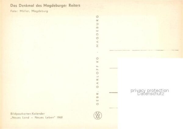 Magdeburg Denkmal Magdeburger Reiter – Bild 2