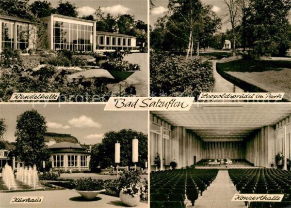 Bad Salzuflen Wandelhalle Leopoldsprudel Park Kurhaus