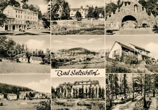Bad Salzschlirf Kurpark Minigolfanlage Mariengrotte Bad