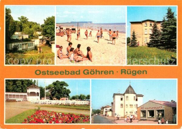 Goehren Ruegen FDGB Urlaubersiedlung Erholungsheim Fri