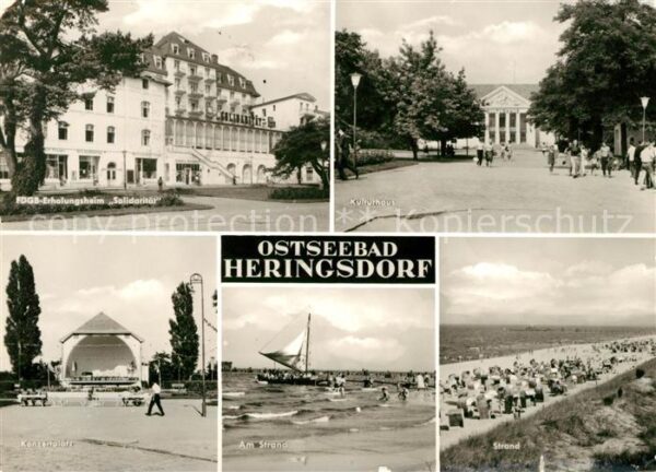 Heringsdorf Ostseebad Usedom FDGB Erholungsheim Solidarität Kulturha
