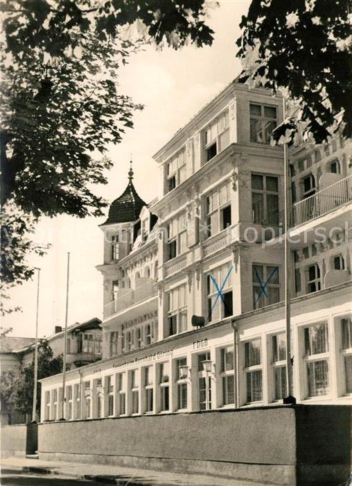 Ahlbeck Ostseebad FDGB Ferienheim
