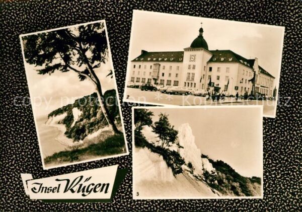 Insel Ruegen Uferpartie Seemannsheim Wissower Klinte