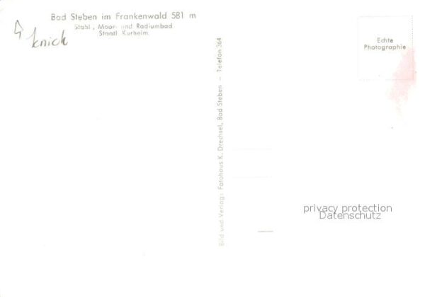 Bad Steben Staatliches Kurheim – Bild 2