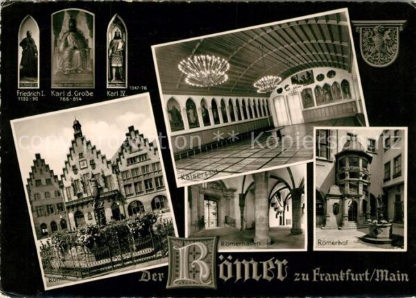 Frankfurt Main Der Römer Kaisersaal Römerhof
