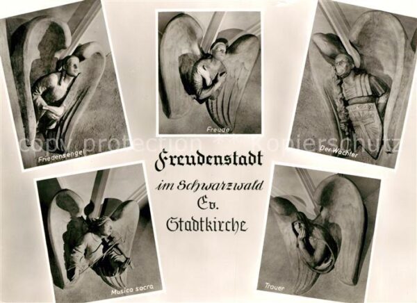 Freudenstadt Stadtkirche Friedensengel Wächter Freud