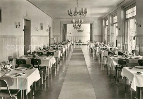 Friedrichsbrunn Harz Sanatorium Ernst Thälmann Speiseraum