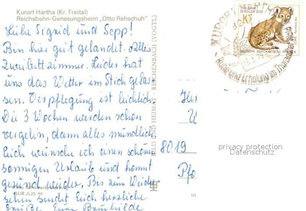 Hartha Tharandt Reichsbahn Genesungsheim Otto Rehschuh – Bild 2