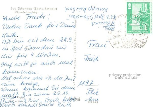 Bad Schandau Clara Zetkin Heim – Bild 2