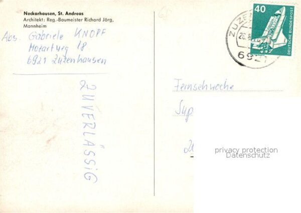 Neckarhausen Edingen Sankt Andreas – Bild 2
