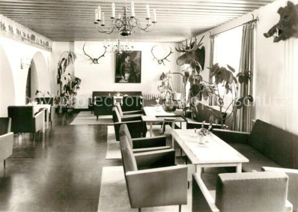 Moritzburg Sachsen HO Gaststätte Hotel Waldschänke Halle