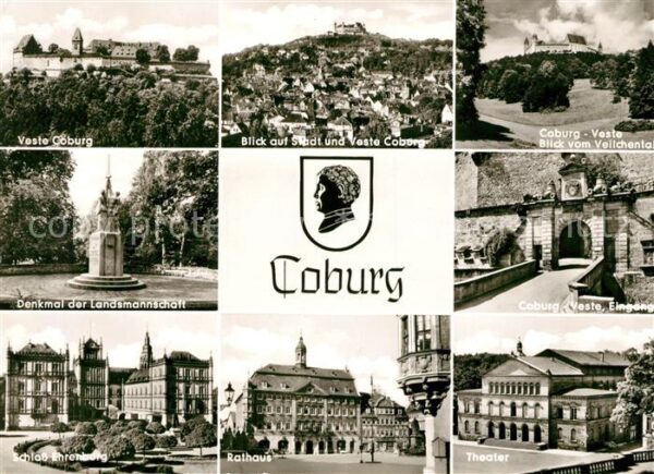 Coburg Veste Denkmal Landsmannschaft Schloss E