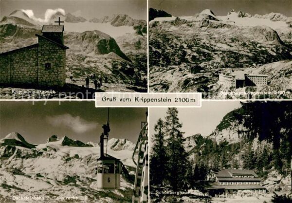 Krippenstein Krippensteinkapelle Berghaus Dachsteinb