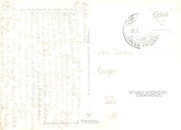 Gemen Fliegeraufnahme Jugendburg – Bild 2