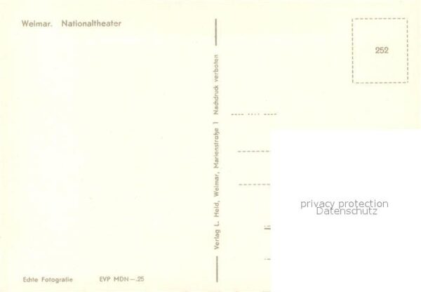 Weimar Thueringen Nationaltheater – Bild 2