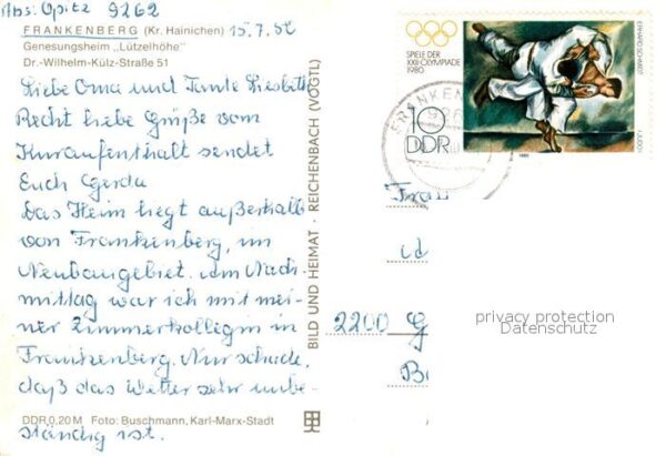 Frankenberg Sachsen Genesungsheim Lützelhöhe – Bild 2