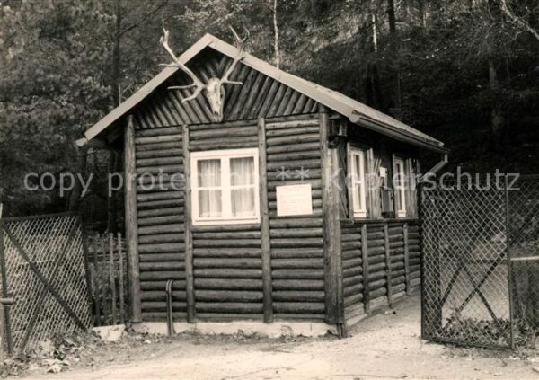 Waschleithe Wildpark Eingang Blockhaus
