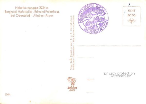 Oberstdorf Nebelhorngruppe Berghotel Höfatsblick E – Bild 2