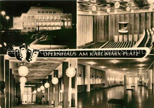 Leipzig Opernhaus Karl Marx Platz