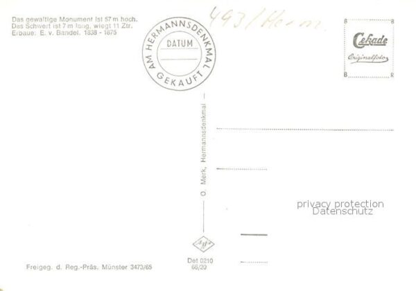 Hermannsdenkmal Fliegeraufnahme – Bild 2