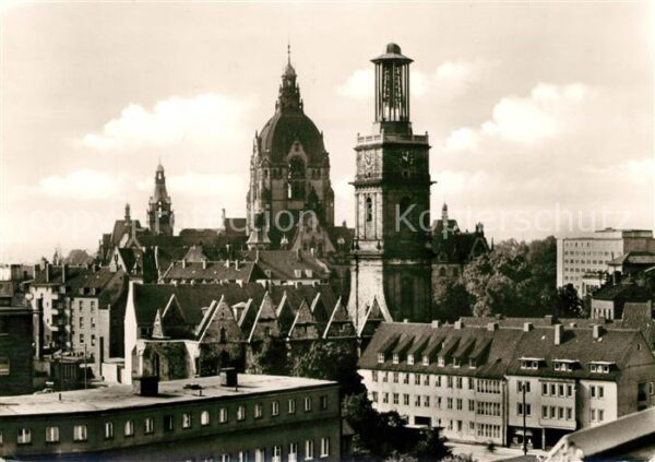 Hannover Turm Aegidienkirche Neues Rathaus