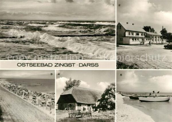 Zingst Ostseebad Ostseewellen FDGB Erholungsheim Strandd