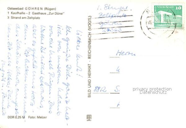 Goehren Ruegen Zeltplatz Strand Mobilheime Kaufhalle G – Bild 2