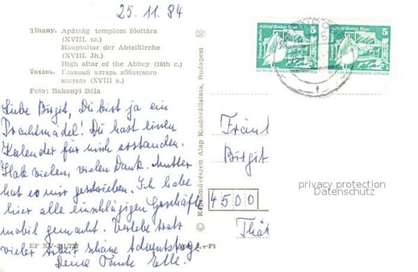 Tihany Hauptaltar Abteikirche – Bild 2