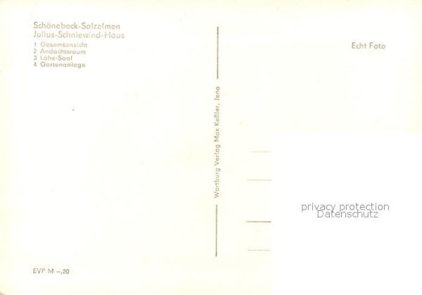 Schoenebeck Salzelmen Andachtsraum Löhe Saal Gartenanlage – Bild 2