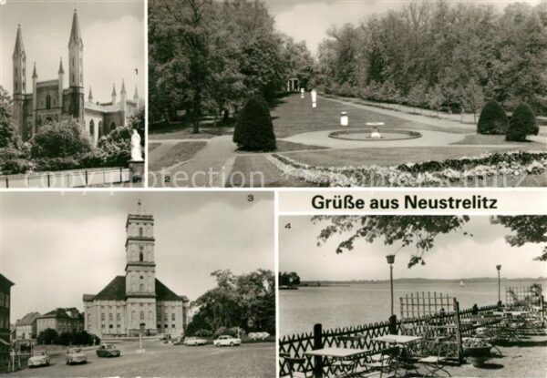 Neustrelitz Schlosskirche Stadtpark Markt Stadtkirc