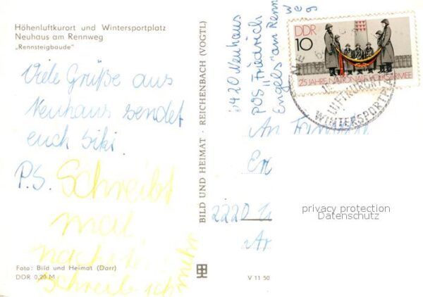 Neuhaus Rennweg Rennsteigbaude Winter – Bild 2