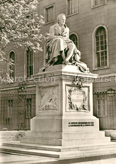Berlin Denkmal Alexander von Humboldt Uni