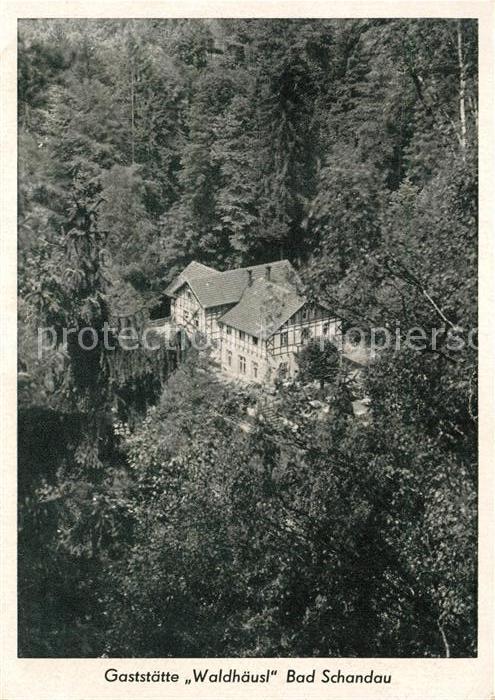Bad Schandau Gaststätte Waldhäusl