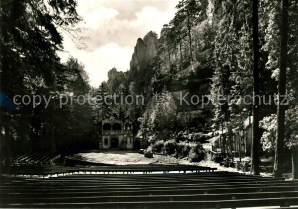 Rathen Saechsische Schweiz Felsenbühne