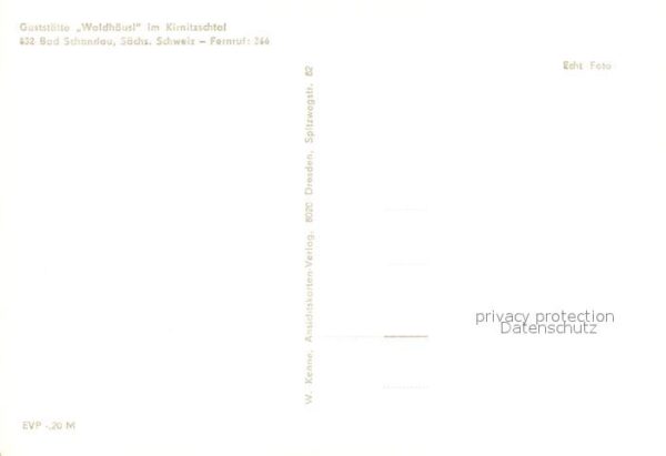 Kirnitzschtal Gaststätte Waldhäusl – Bild 2